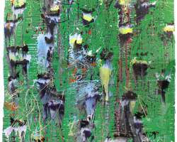 2012 - Green zebra - 200x150cm